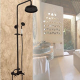 Oil Rubbed Bronze 8" Round Rain Shower Faucet Set - Faucet Concepts - 2